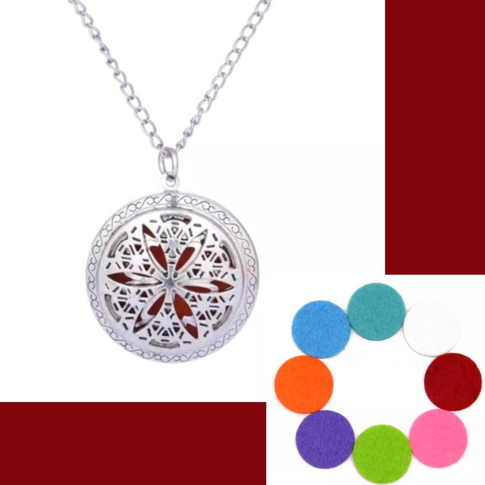 Aromatherapy Star Locket Necklace